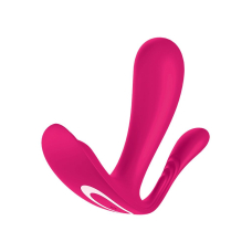 Подвійний Смарт вібратор у трусики – Satisfyer Top Secret+ Pink – дистанційне керування з телефона на відстані