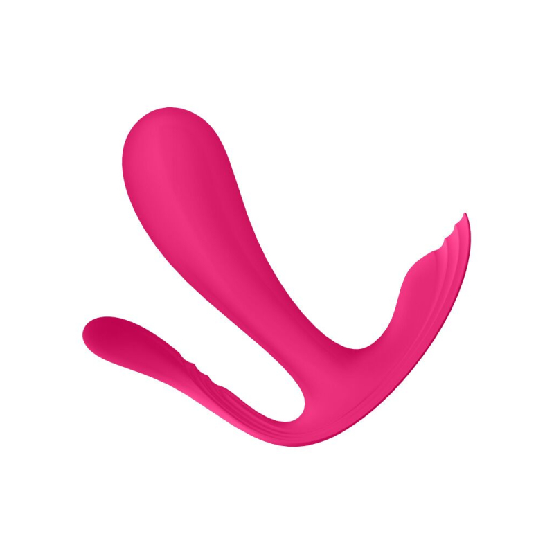 Подвійний Смарт вібратор у трусики – Satisfyer Top Secret+ Pink – дистанційне керування з телефона на відстані