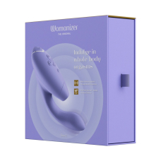 Womanizer Duo 2 Lilac – Подвійний вакуумний стимулятор з вібрацією (14 режимів вакууму + 10 вібрації)
