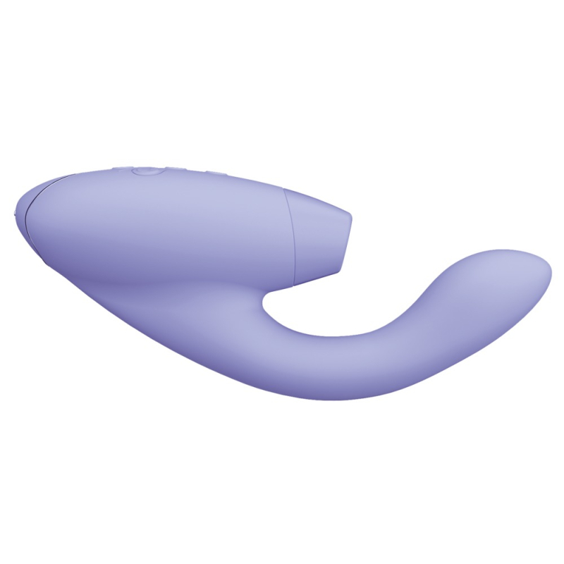 Womanizer Duo 2 Lilac – Подвійний вакуумний стимулятор з вібрацією (14 режимів вакууму + 10 вібрації)