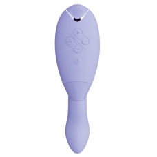 Womanizer Duo 2 Lilac – Подвійний вакуумний стимулятор з вібрацією (14 режимів вакууму + 10 вібрації)