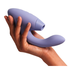 Womanizer Duo 2 Lilac – Подвійний вакуумний стимулятор з вібрацією (14 режимів вакууму + 10 вібрації)