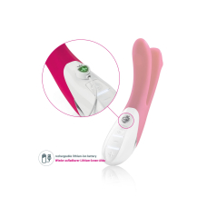 Подвійний вібратор з медичного силікону Mystim Bon Aparte, рожевого кольору
