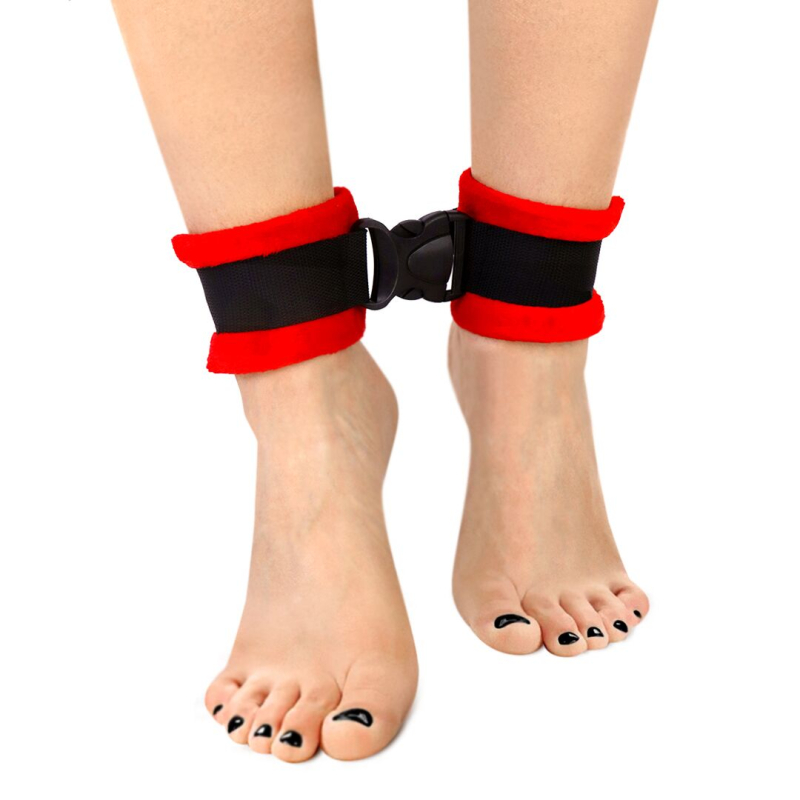 Лодыжки Art of Sex Ankle Cuffs - Soft Touch Красные