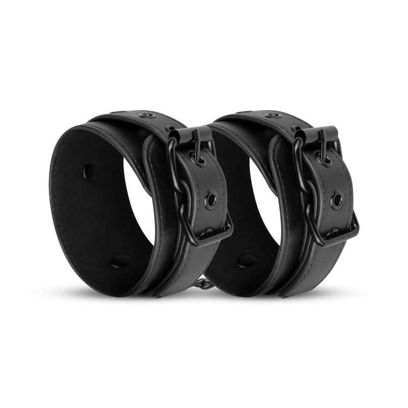 Лодыжки Bedroom Fantasies: Faux Leather Ankle Cuffs, черные