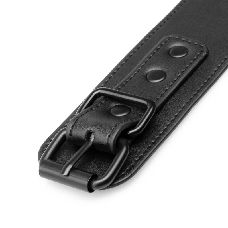 Лодыжки Bedroom Fantasies: Faux Leather Ankle Cuffs, черные