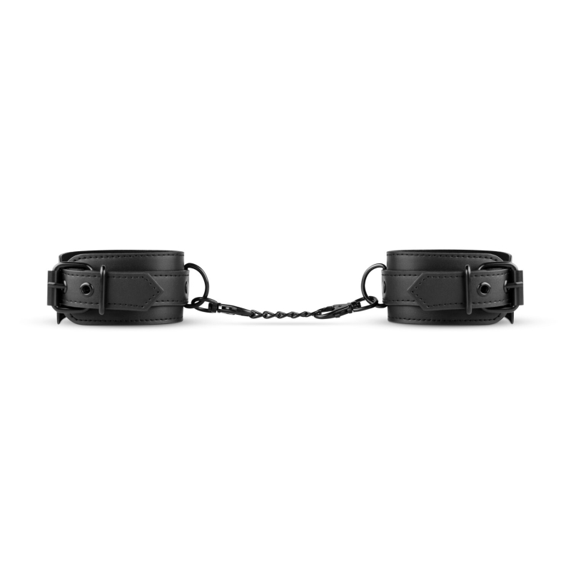 Лодыжки Bedroom Fantasies: Faux Leather Ankle Cuffs, черные
