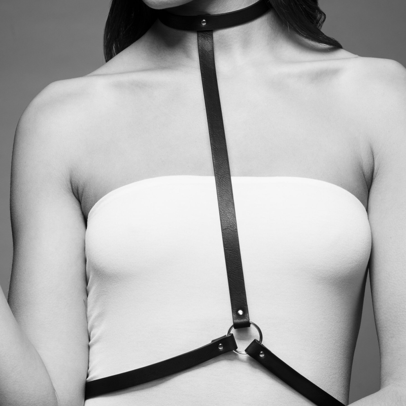 Портупея Bijoux Indiscrets MAZE – I Harness Коричневий, екошкіра, дуже стильна
