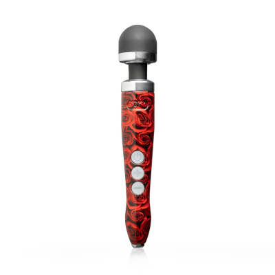 Потужний вібратор мікрофон – DOXY Die Cast 3R ROSE PATTERN – металевий корпус, вібрація 3000–9000 об/хв