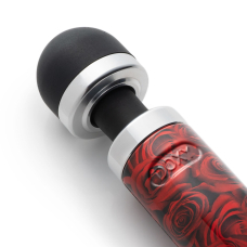 Мощный вибратор микрофон – DOXY Die Cast 3R ROSE PATTERN – металлический корпус, вибрация 3000–9000 об/мин