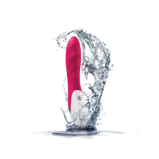 Потужний вібратор Mystim Sassy Simon Pink – 2 мотори, 8 віброрежимів, 5 рівнів інтенсивності, довжиною 17 см