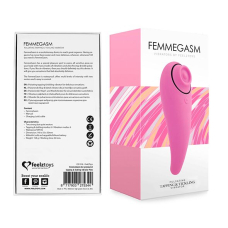 Пульсатор для клітора та вібратор для точки G – FeelzToys FemmeGasm Pink – 6 режимів пульсації + 6 вібрації