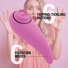 Пульсатор для клітора та вібратор для точки G – FeelzToys FemmeGasm Pink – 6 режимів пульсації + 6 вібрації