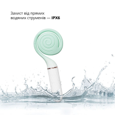 Пульсатор з вакуумною стимуляцією – Otouch LOLLIPOP Teal – 2в1, 6 режимів пульсацій + 4 вакуумних