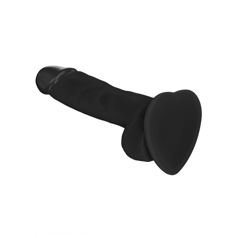 Реалістичний фалоімітатор Strap-On-Me Soft Realistic Dildo Black, розмір S, довжина 17.1 см