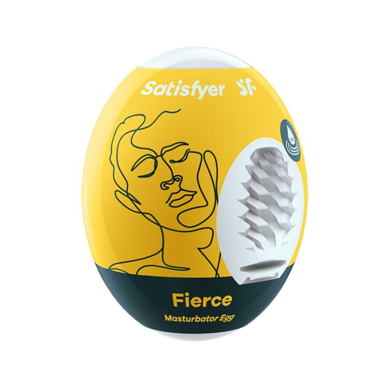 Одноразовий самозмащувальний мастурбатор яйце Satisfyer Masturbator Egg Fierce