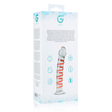 Стеклянный дилдо Gildo Glass Dildo No. 15, длина 17.5 см
