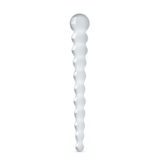 Скляний дилдо у вигляді намистин Gildo Glass Dildo No. 20, довжина 23 см