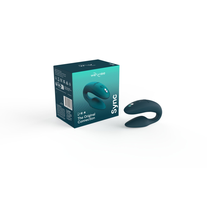 Смарт-вібратор для пар – We-Vibe Sync 2 Green Velvet – 10 віброрежимів, пульт, керування з телефона