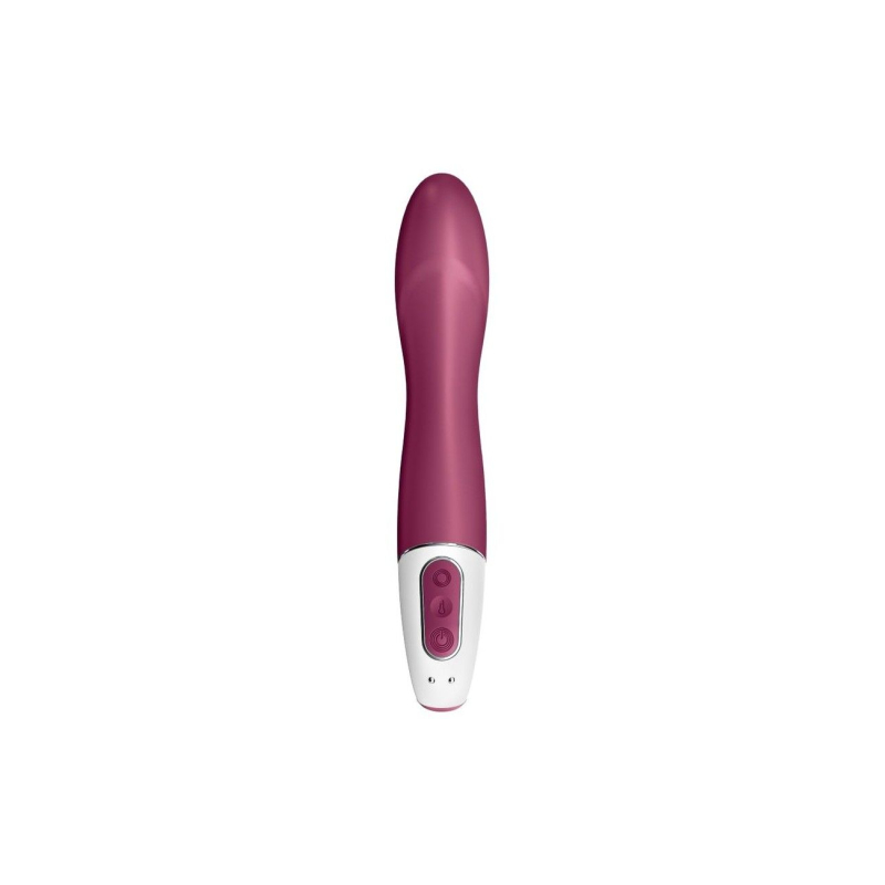 Смарт вібратор для точки G з підігрівом – Satisfyer Big Heat – до 40°, App-керування на відстані