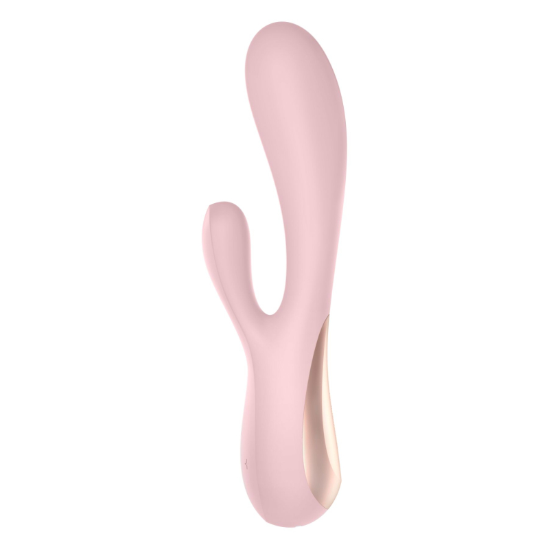 Смарт вібратор-кролик Satisfyer Mono Flex Mauve – 2 мотори, App, віддалене керування через інтернет на відстані