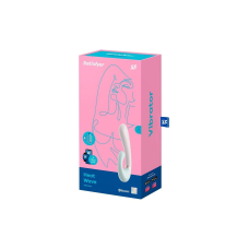 Смарт вібратор-кролик з підігрівом – Satisfyer Heat Wave Mint – кнопка бустер, управління з телефона на відстані