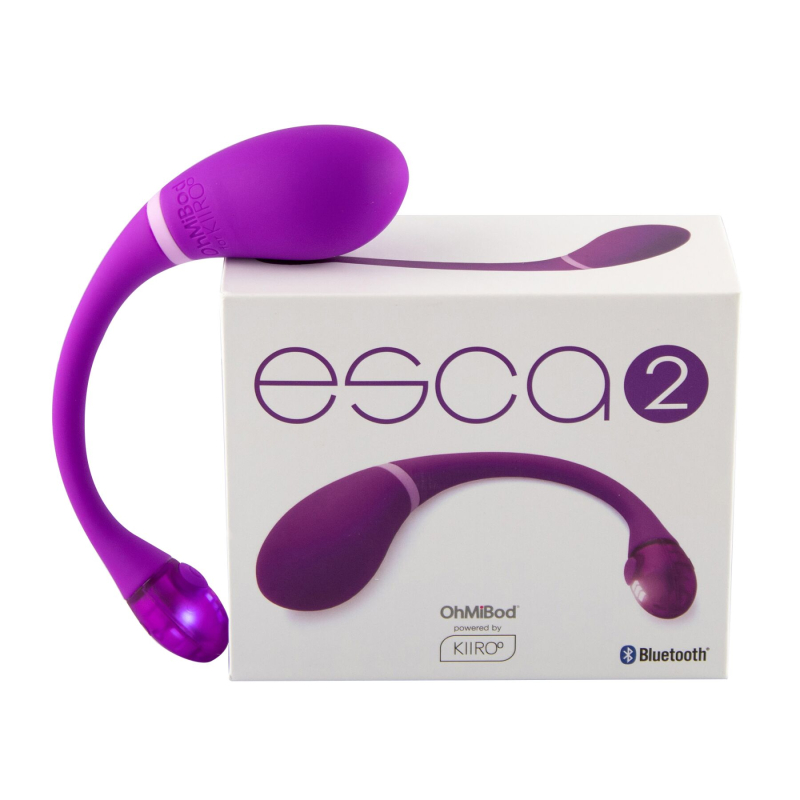 Смарт віброяйце для вебкама – Ohmibod Esca2 for Kiiroo – на дистанційному управлінні з телефона через застосунок