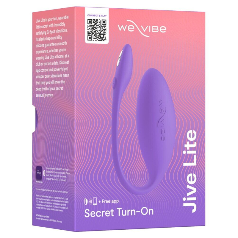 Смарт-віброяйце – We-Vibe Jive Lite Purple, компактний розмір