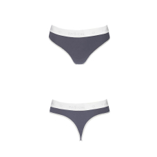Спортивні трусики–стрінги Passion PS007 PANTIES M, темно–сірий