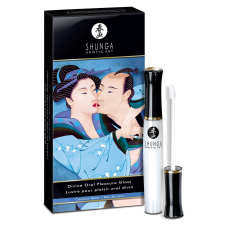 Стимулювальний блиск для губ Shunga LIPGLOSS – Coconut Water (10 мл), ефект поколювання