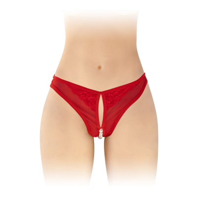 Трусики з перлинами і доступом Fashion Secret Sophie Червоний