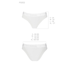 Трусики з прозорою вставкою Passion PS002 PANTIES L, білий
