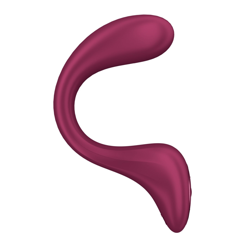 Вагінально-кліторальний вібратор з 2 моторами Satisfyer G for Goddess 2, червоний колір