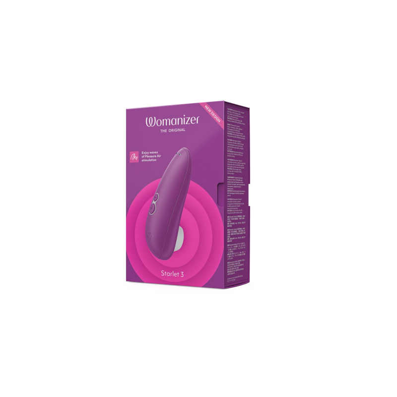 Вакуумний кліторальний стимулятор – Womanizer Starlet 3 Violet – 6 рівнів інтенсивності