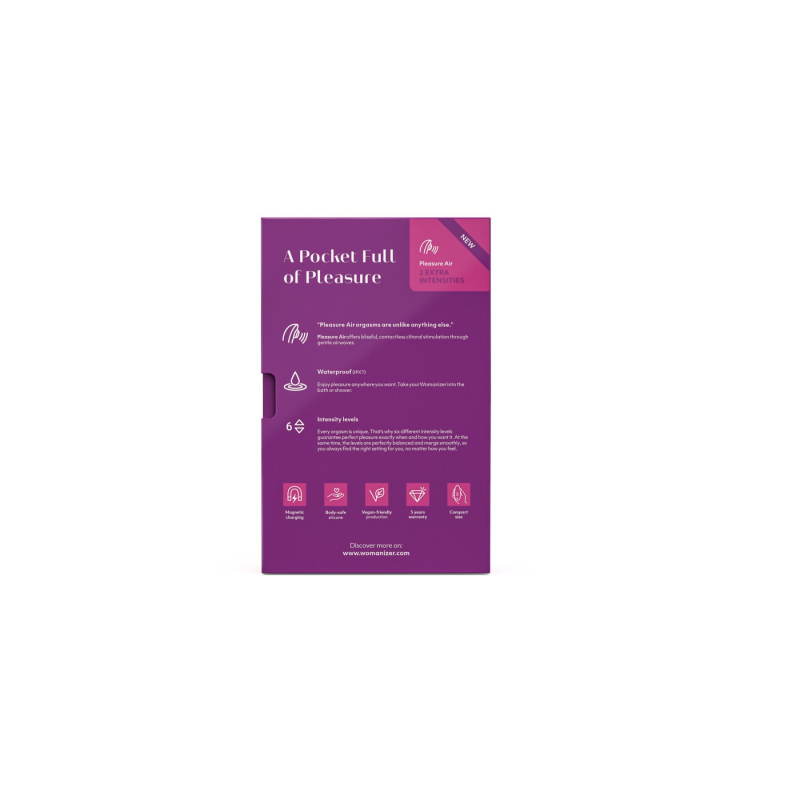 Вакуумний кліторальний стимулятор – Womanizer Starlet 3 Violet – 6 рівнів інтенсивності
