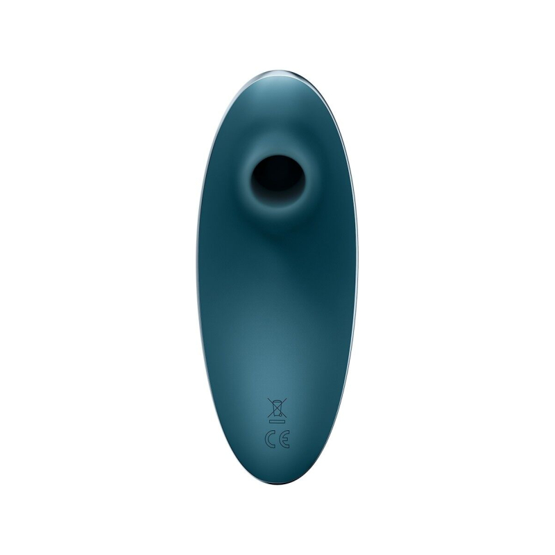 Вакуумный стимулятор + вибратор 2в1 – Satisfyer Vulva Lover 1 Blue – 11 режимов вакуума, 10 вибраций