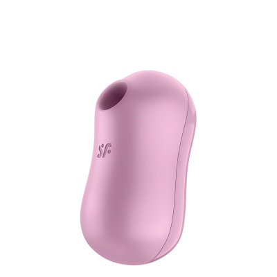 Вакуумный стимулятор с вибрацией 2в1 – Satisfyer Cotton Candy Lilac – 11 режимов вакуума, 12 режимов вибрации