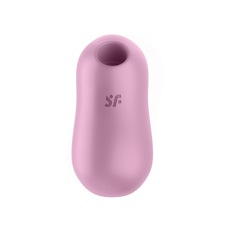Вакуумний стимулятор з вібрацією 2в1 – Satisfyer Cotton Candy Lilac – 11 режимів вакууму, 12 режимів вібрації