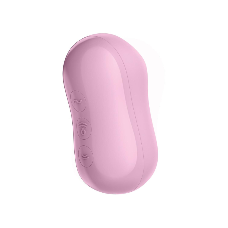 Вакуумний стимулятор з вібрацією 2в1 – Satisfyer Cotton Candy Lilac – 11 режимів вакууму, 12 режимів вібрації