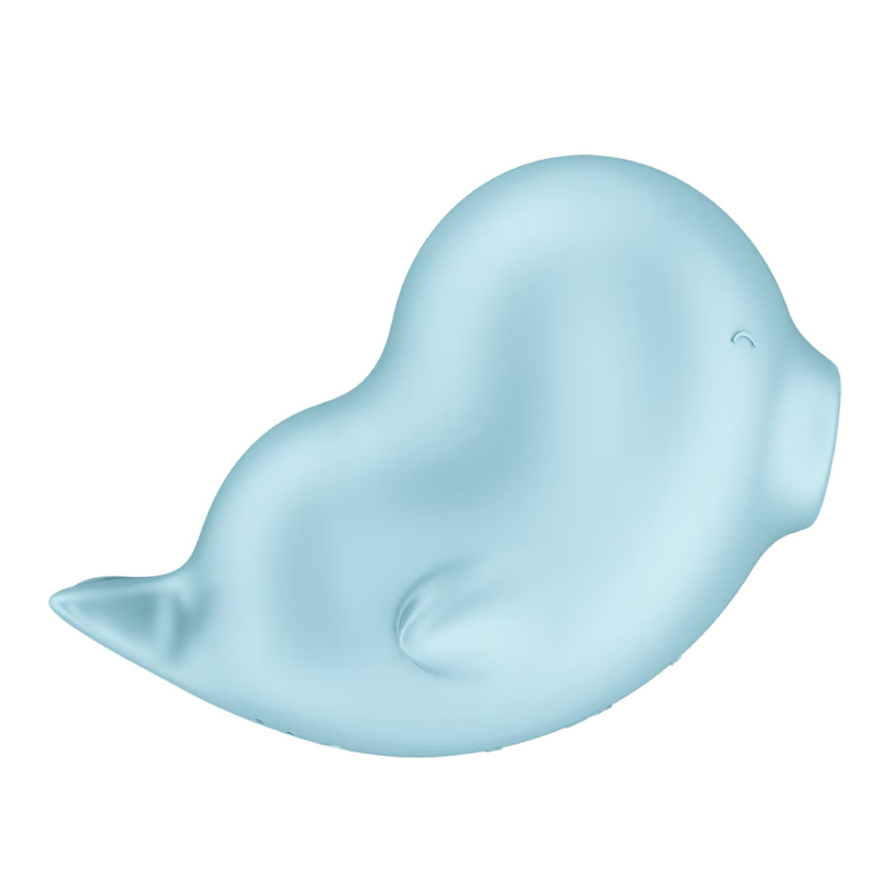 Вакуумний стимулятор з вібрацією "пінгвінчик" – Satisfyer Sassy Seal – 11 рівнів вакууму + 12 вібро
