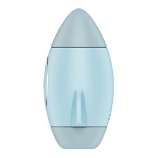 Вакуумний стимулятор з вібрацією – Satisfyer Mission Control Blue – 2 незалежні мотори