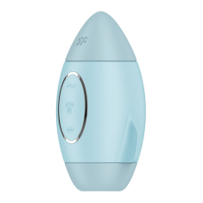 Вакуумний стимулятор з вібрацією – Satisfyer Mission Control Blue – 2 незалежні мотори