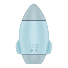 Вакуумний стимулятор з вібрацією – Satisfyer Mission Control Blue – 2 незалежні мотори