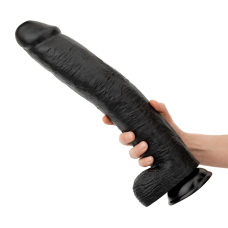 Величезний Чорний Фалоімітатор на присосці довжиною 43 см – BUTTR - Operation Dingo Huge Dildo
