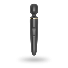 Большой и мощный вибромассажер Satisfyer Wand-er Woman (Black/Gold) – размер XXL, 50 вибро-режимов