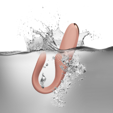 Вібратор 2в1 – Rocks Off Two-Vibe Pink – кліторальна стимуляція + стимуляція точки G, 2 мотори по 10 режимів на кожний