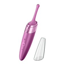 Вібратор для клітора і точкової стимуляції – Satisfyer Twirling Delight Berry – 40 комбінацій вібрацій