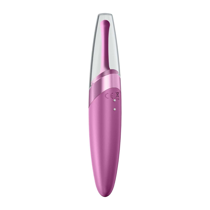 Вібратор для клітора і точкової стимуляції – Satisfyer Twirling Delight Berry – 40 комбінацій вібрацій