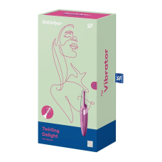 Вібратор для клітора і точкової стимуляції – Satisfyer Twirling Delight Berry – 40 комбінацій вібрацій