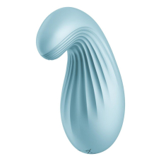 Вібратор для клітора – Satisfyer Dipping Delight Light Blue – 2 мотори, гнучкий кінчик